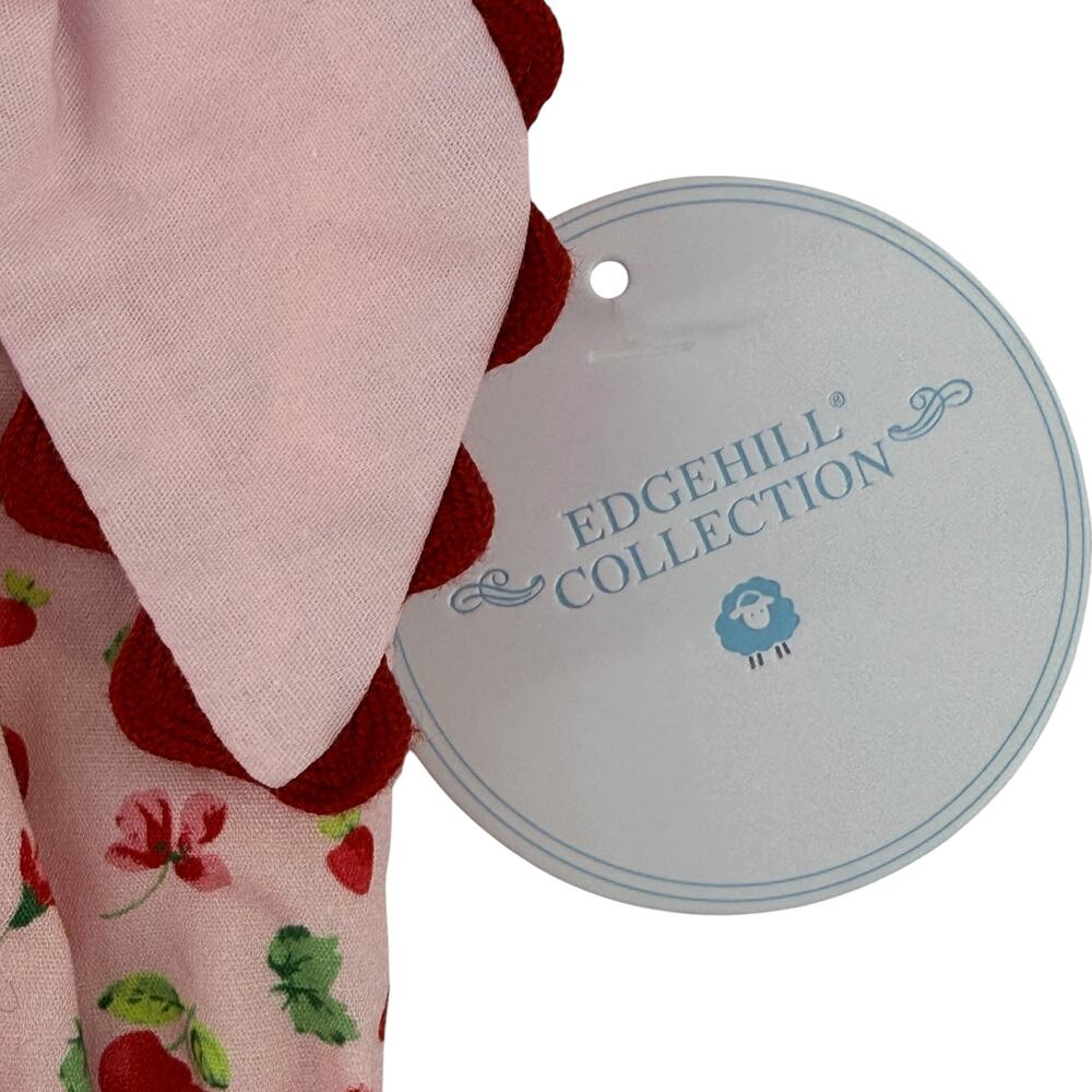 Edgehill Collection Pink Cherry Bow Ruffle Romper Baby Girl Size 3 Months - Picture 8 of 8